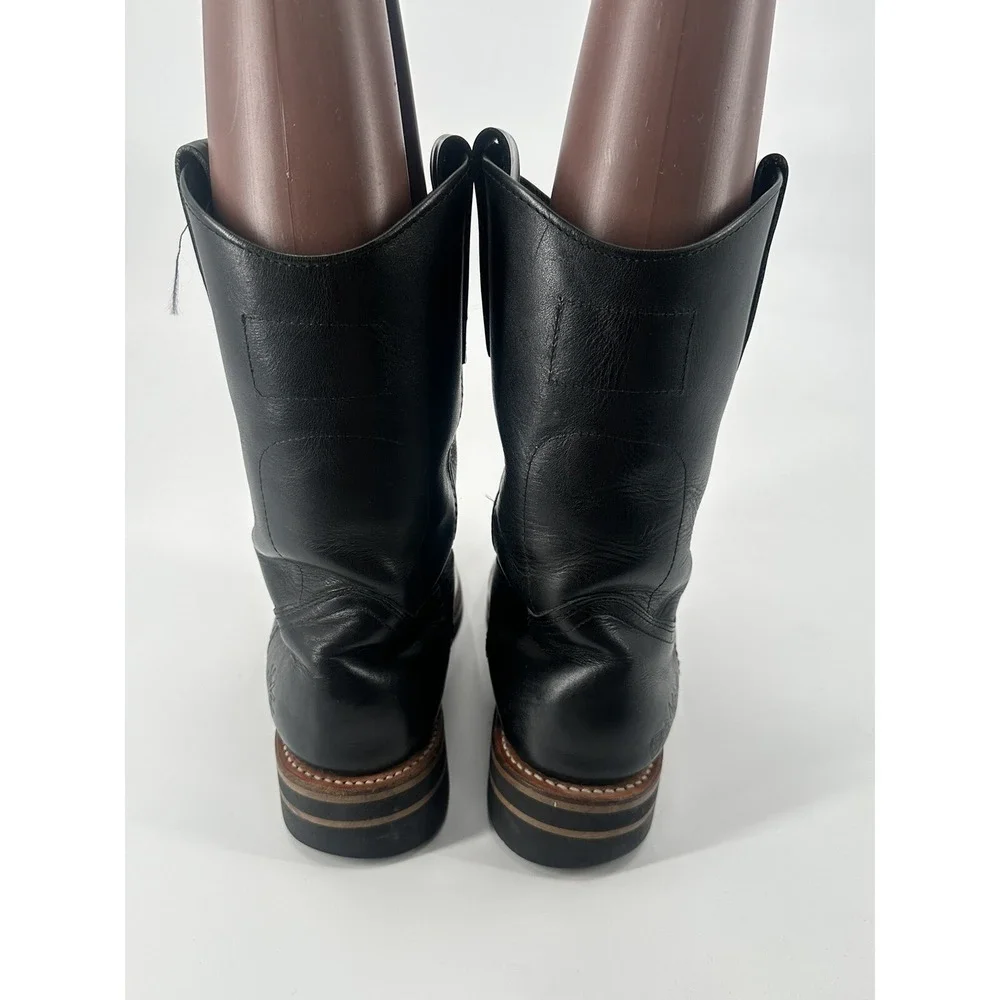 SILVER SPUR‎ MEN'S BOOTS BLACK SIZE 8.5